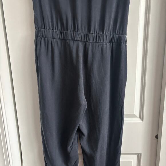 Cloth & Stone Anthro Tencel Jumpsuit Tie Waist Sleeveless Drawstring Jogger M - Picture 9 of 16